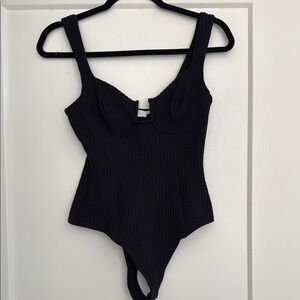 ASTR the label Black Women's Bodysuit